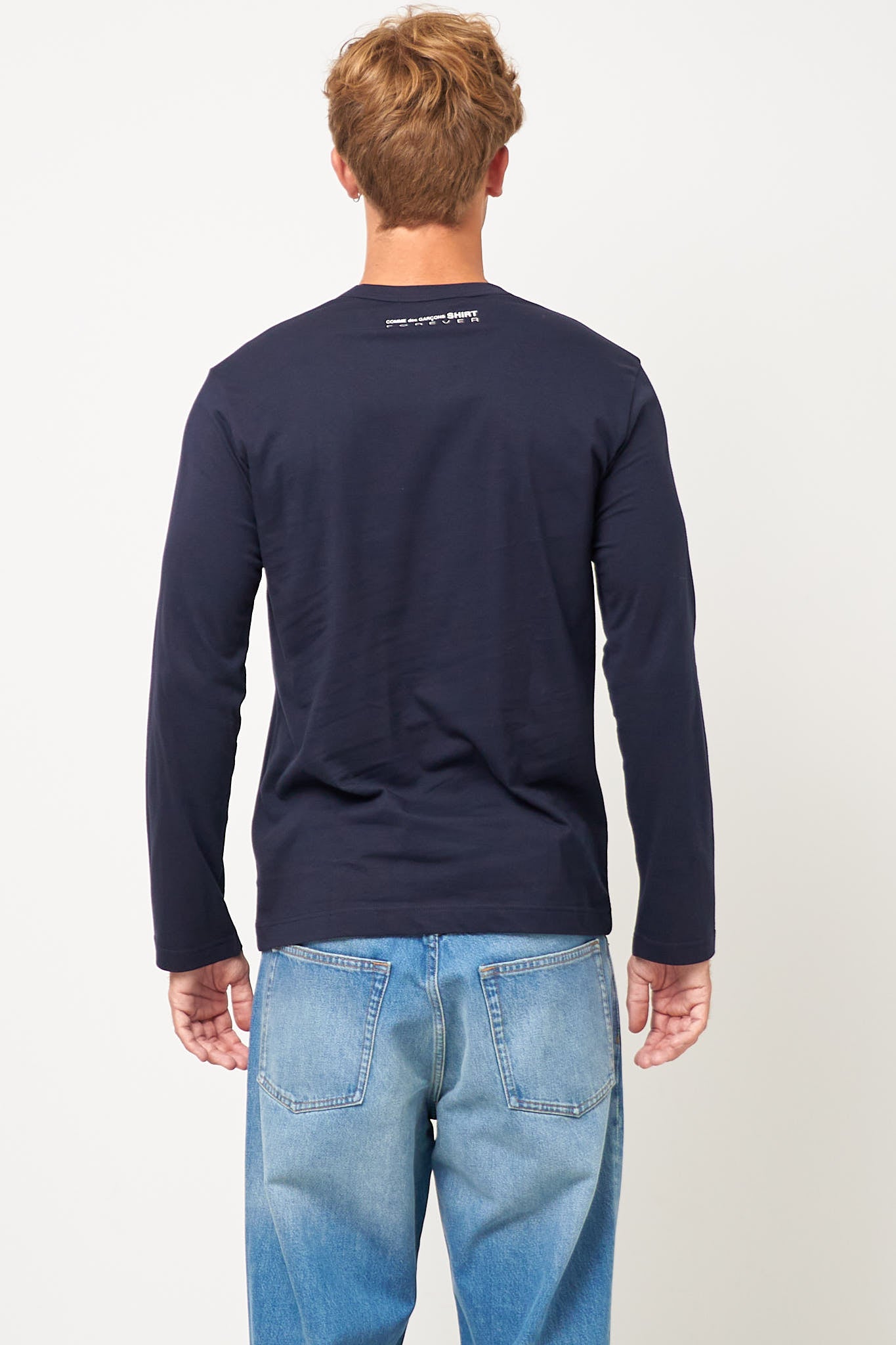 CDG Forever L/S T-Shirt Navy