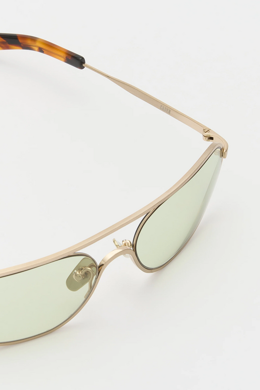 Caden Brushed Light Gold/Chill Out Green Lens