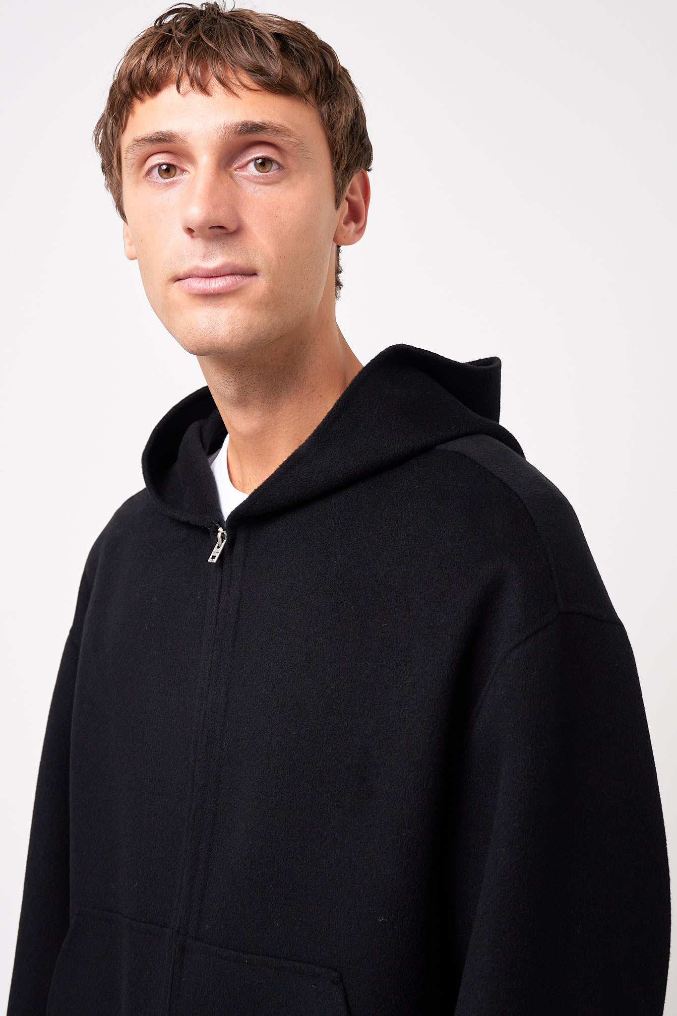 Acne Studios - Cashmere Hooded Jacket Black – STRØM