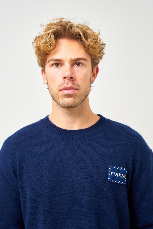 Cashmere Logo Sweater Ink