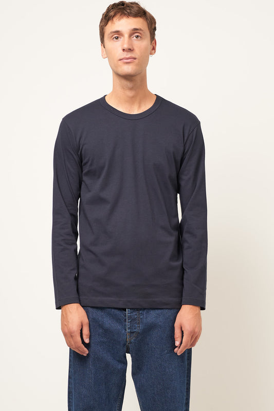 CdG Forever Long Sleeve T-Shirt Navy