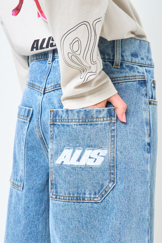 Chaz Wide Fit Denim Shorts