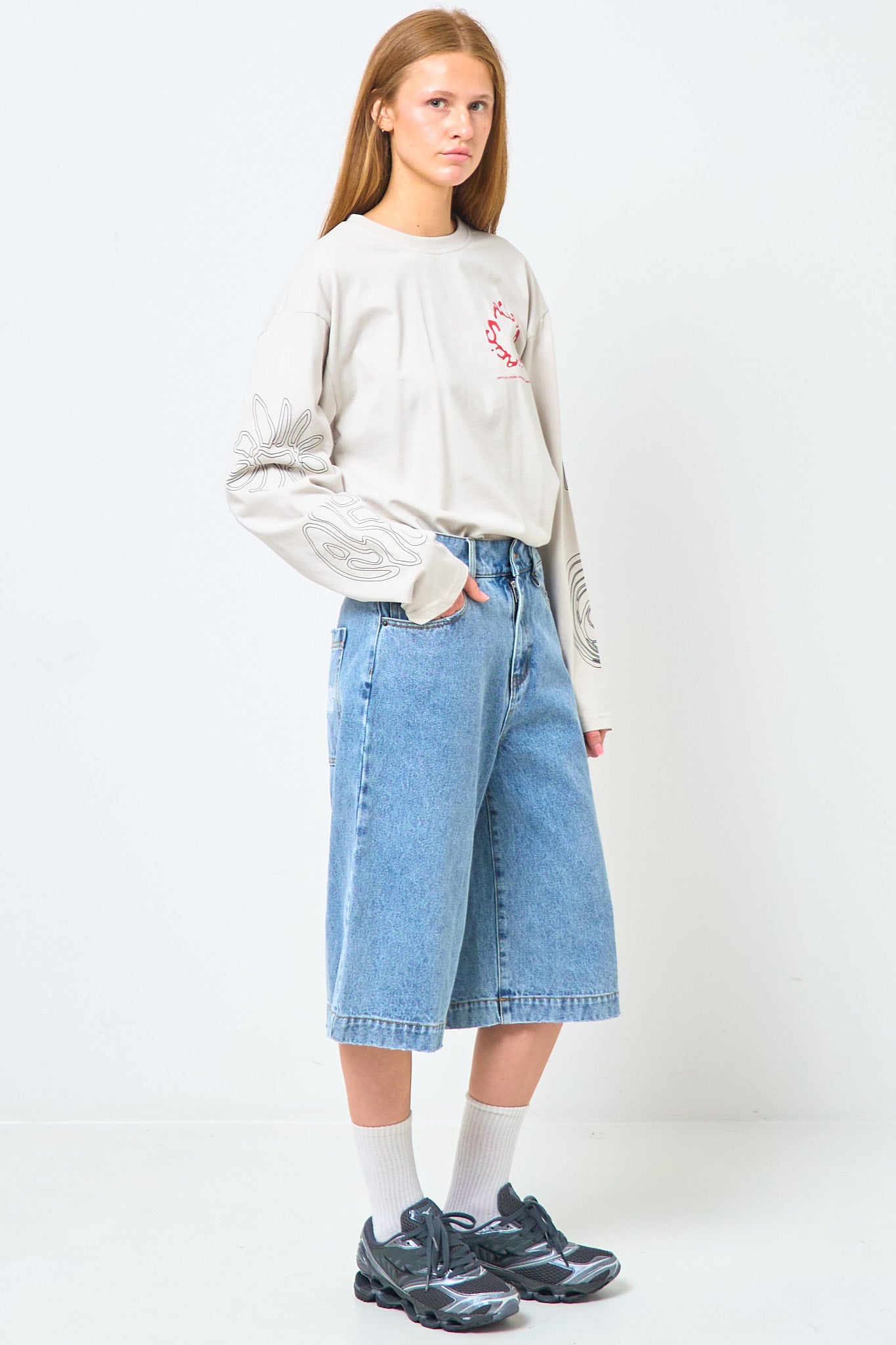 Chaz Wide Fit Denim Shorts