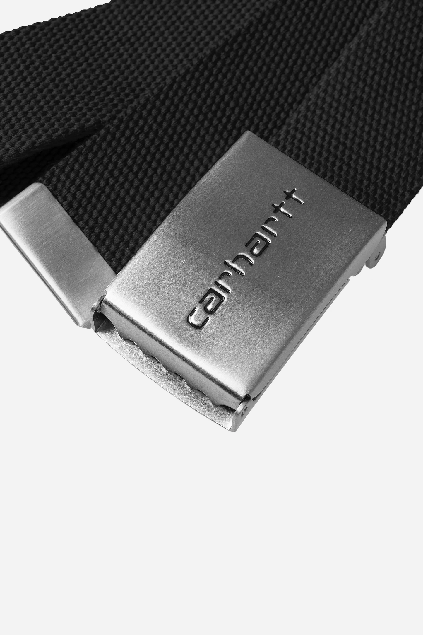 Clip Belt Chrome Black