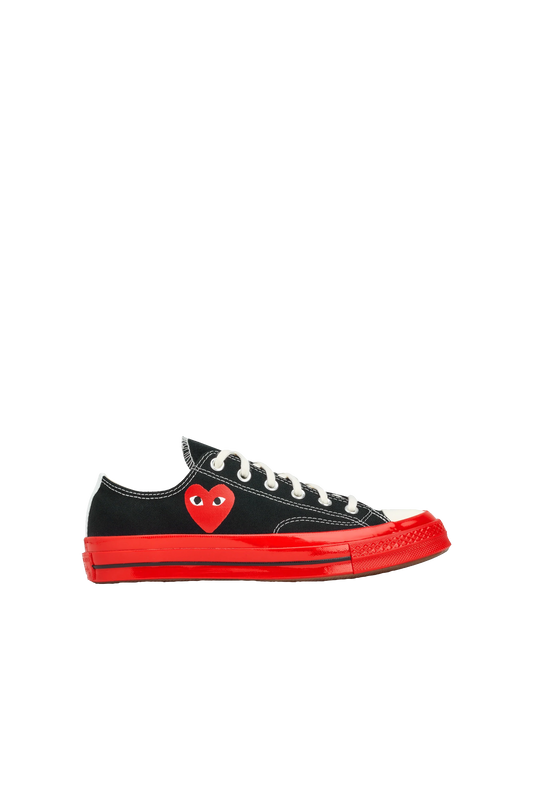 Chuck Taylor Low Top Red Sole Black