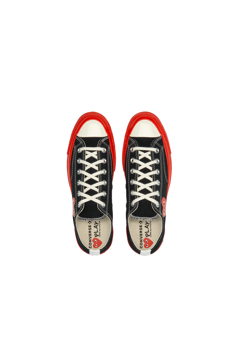 Chuck Taylor Low Top Red Sole Black