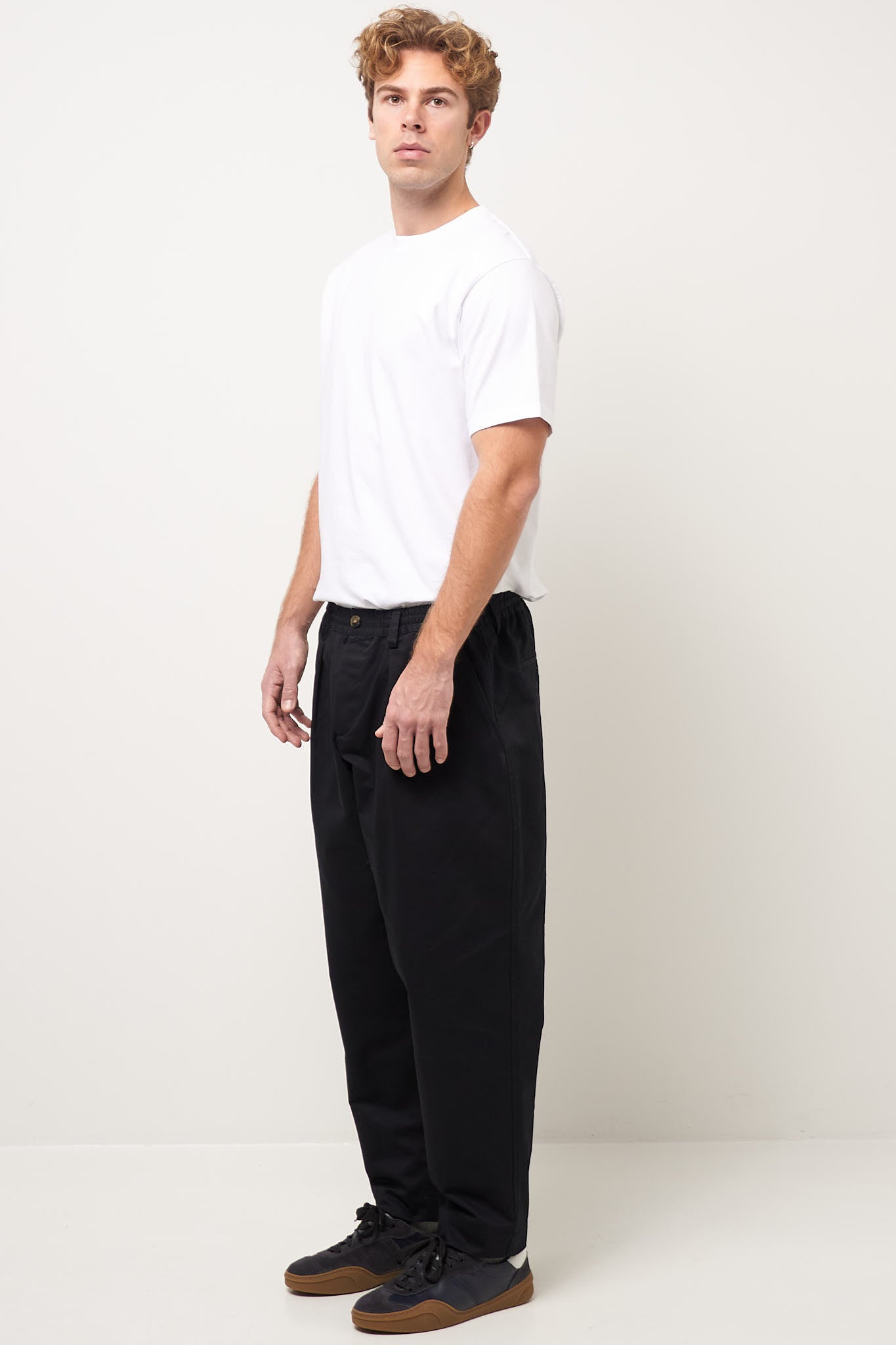 Cotton Gabardine Pant Black