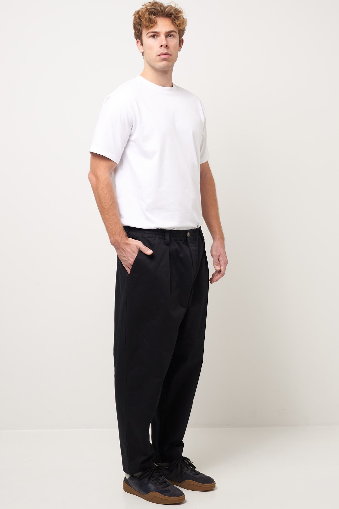 Cotton Gabardine Pant Black