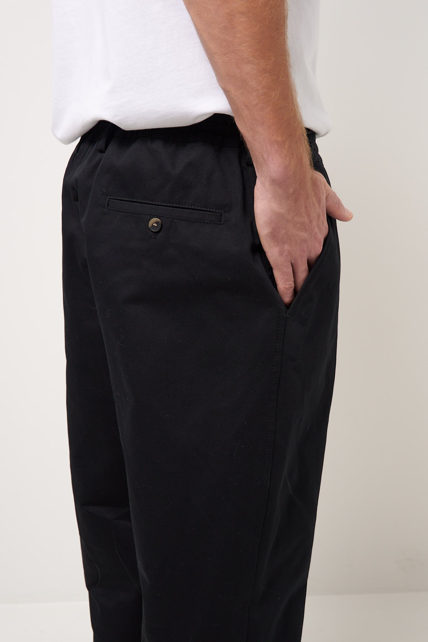 Cotton Gabardine Pant Black