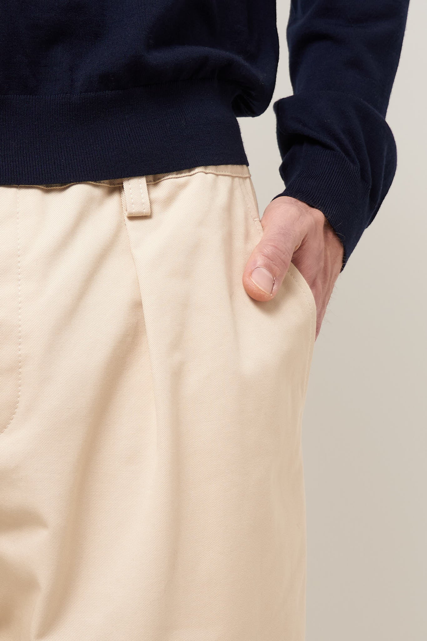 Cotton Gabardine Pant Sand