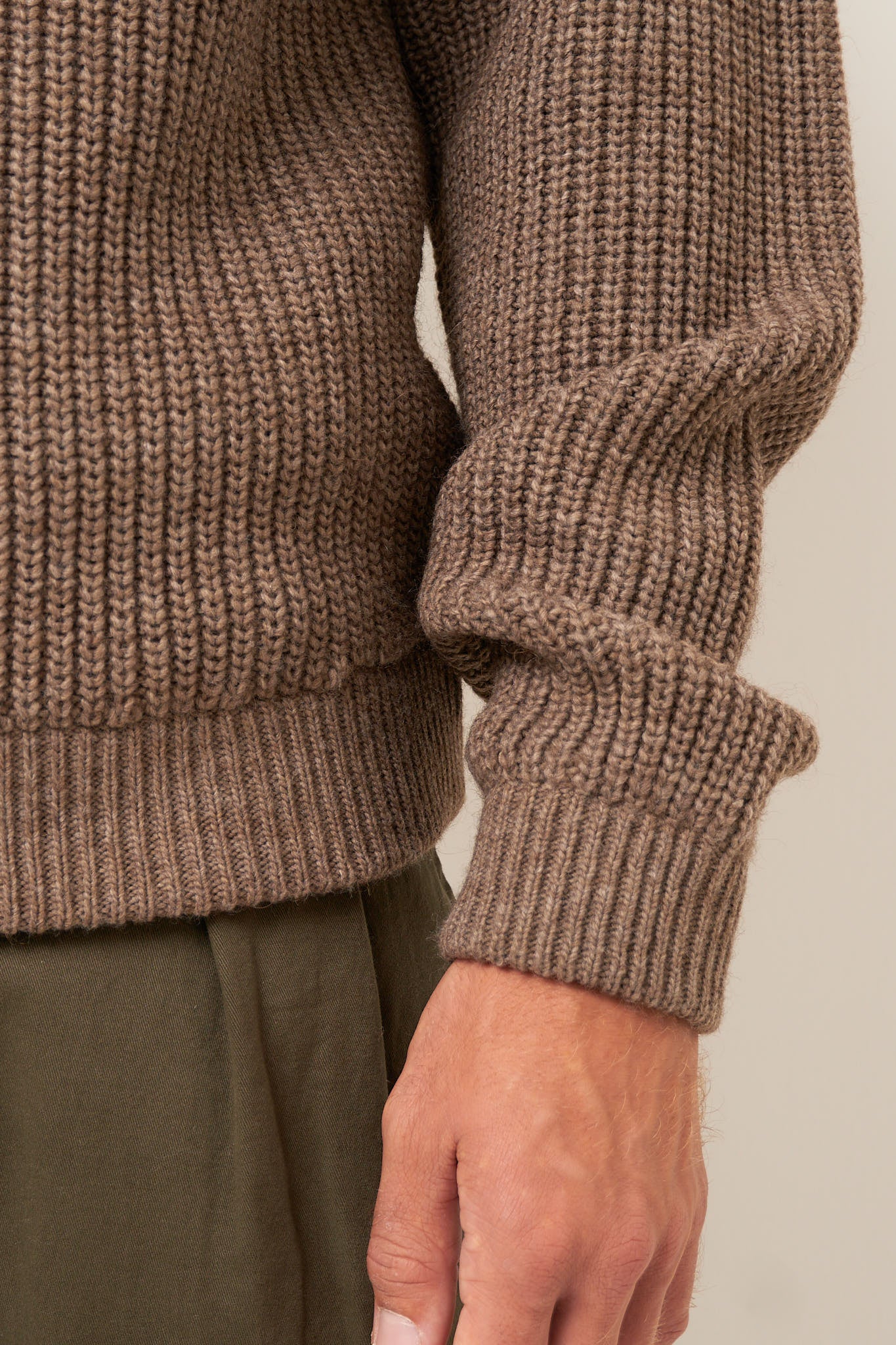 Crashway Sweater Taupe Melange