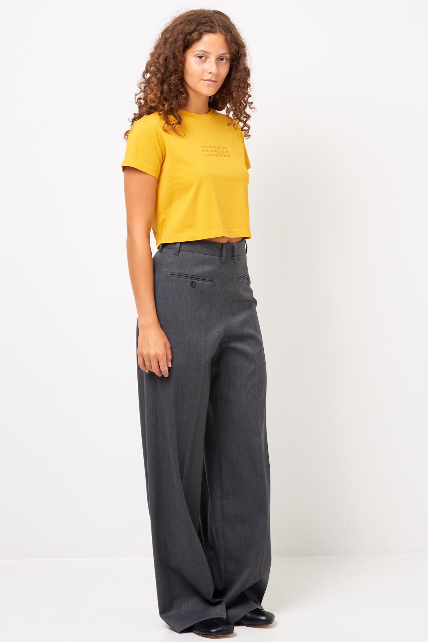 Cropped T-Shirt Yellow