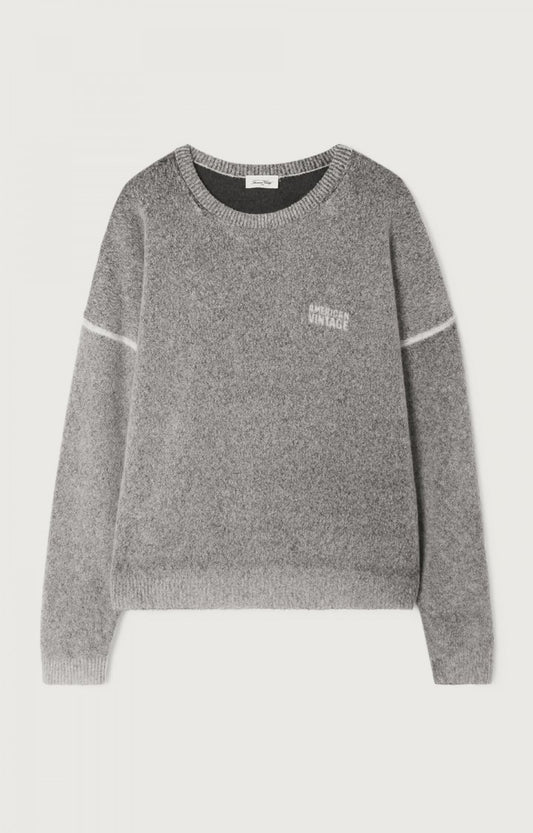 American Vintage Pull Ml Col Rond Carbone — Strik