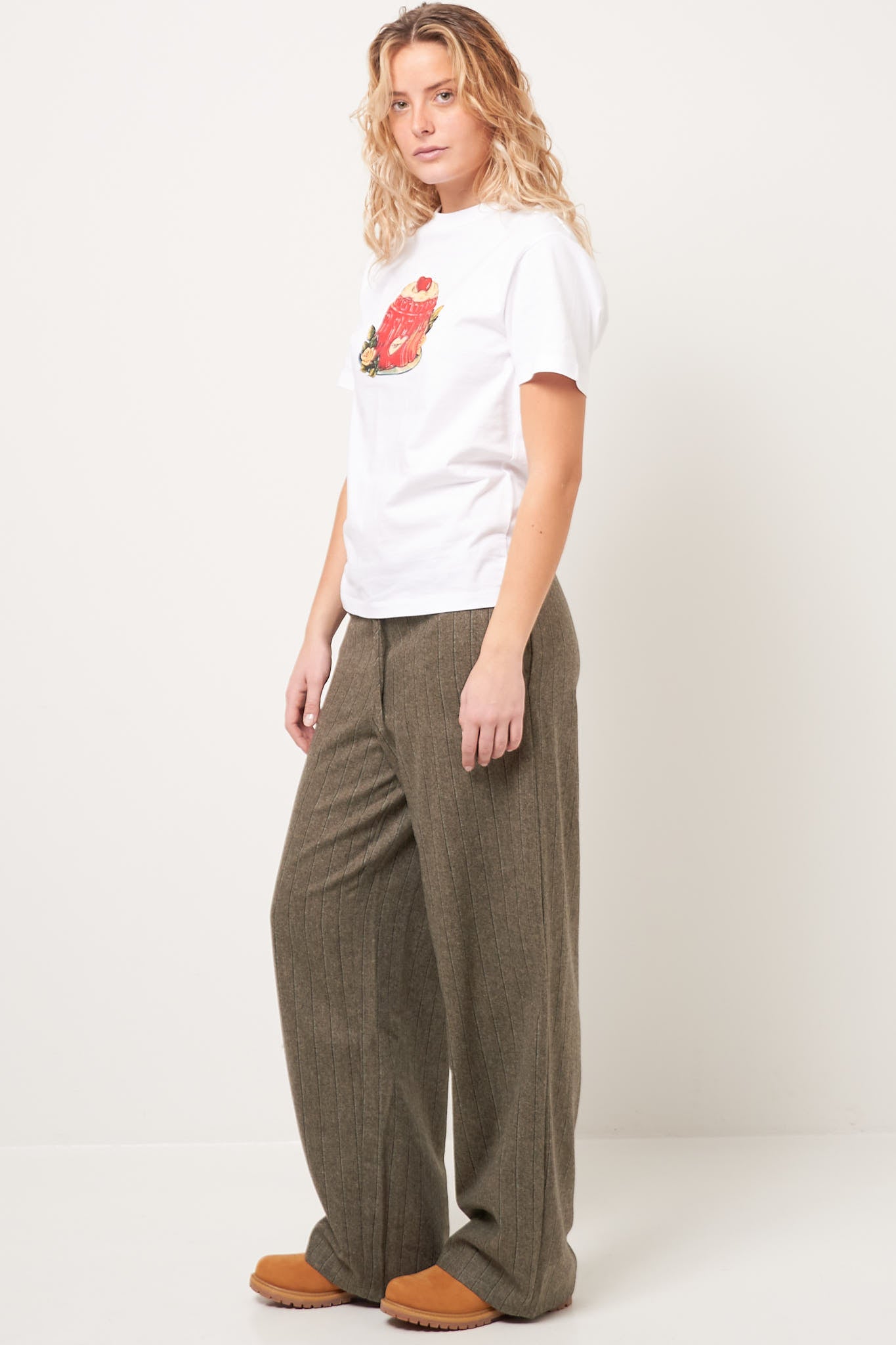 Dirow Pants Taupe Stripes