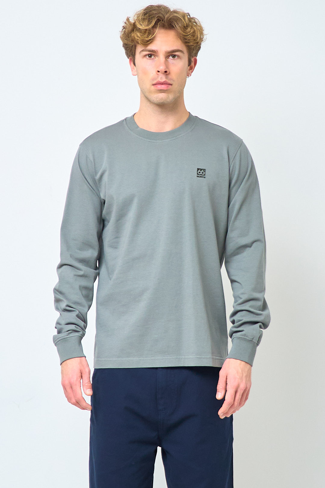 Dynges Longsleeve Glacial Grey