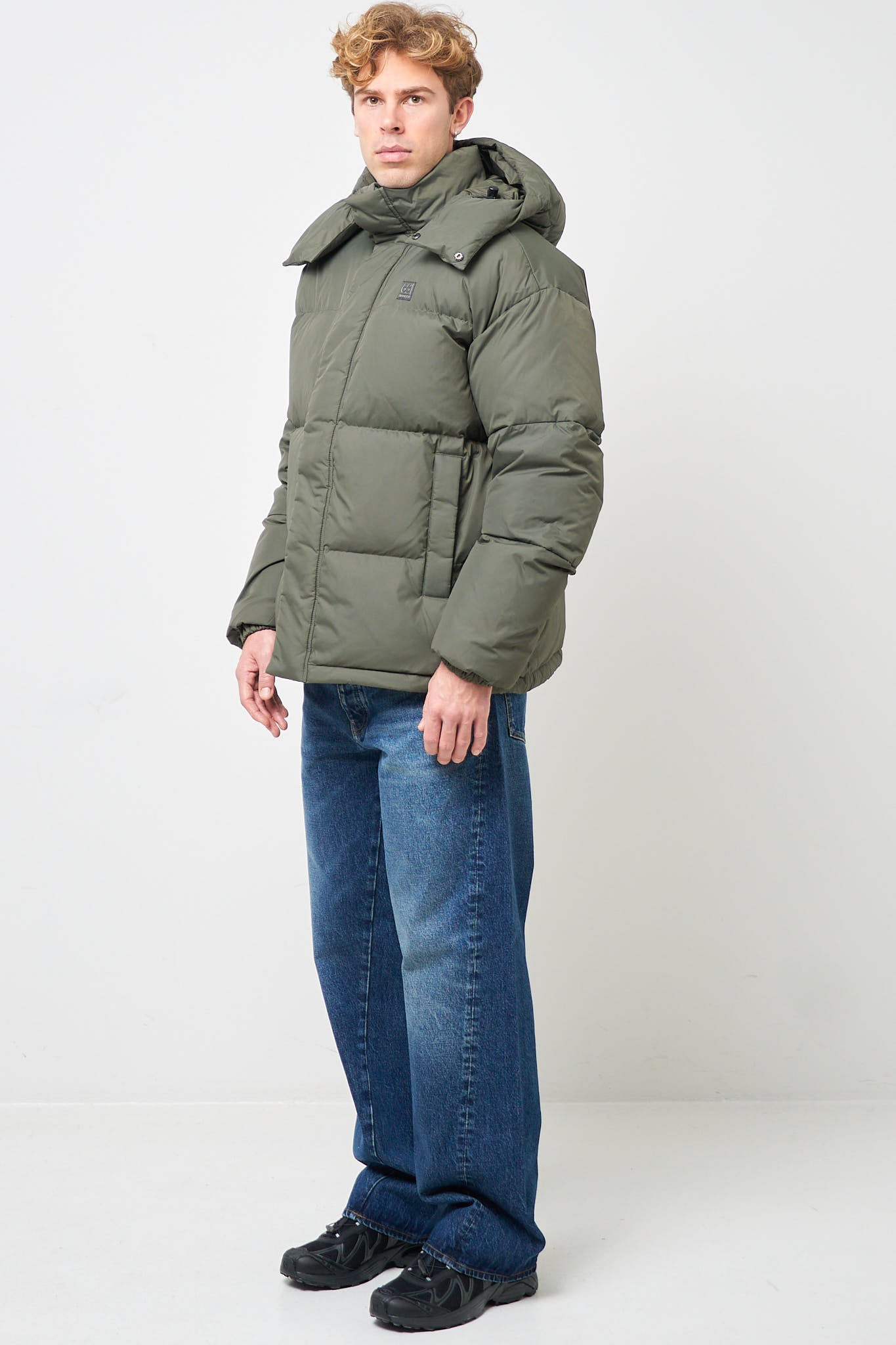 Dyngja Down Jacket Glacial Clay
