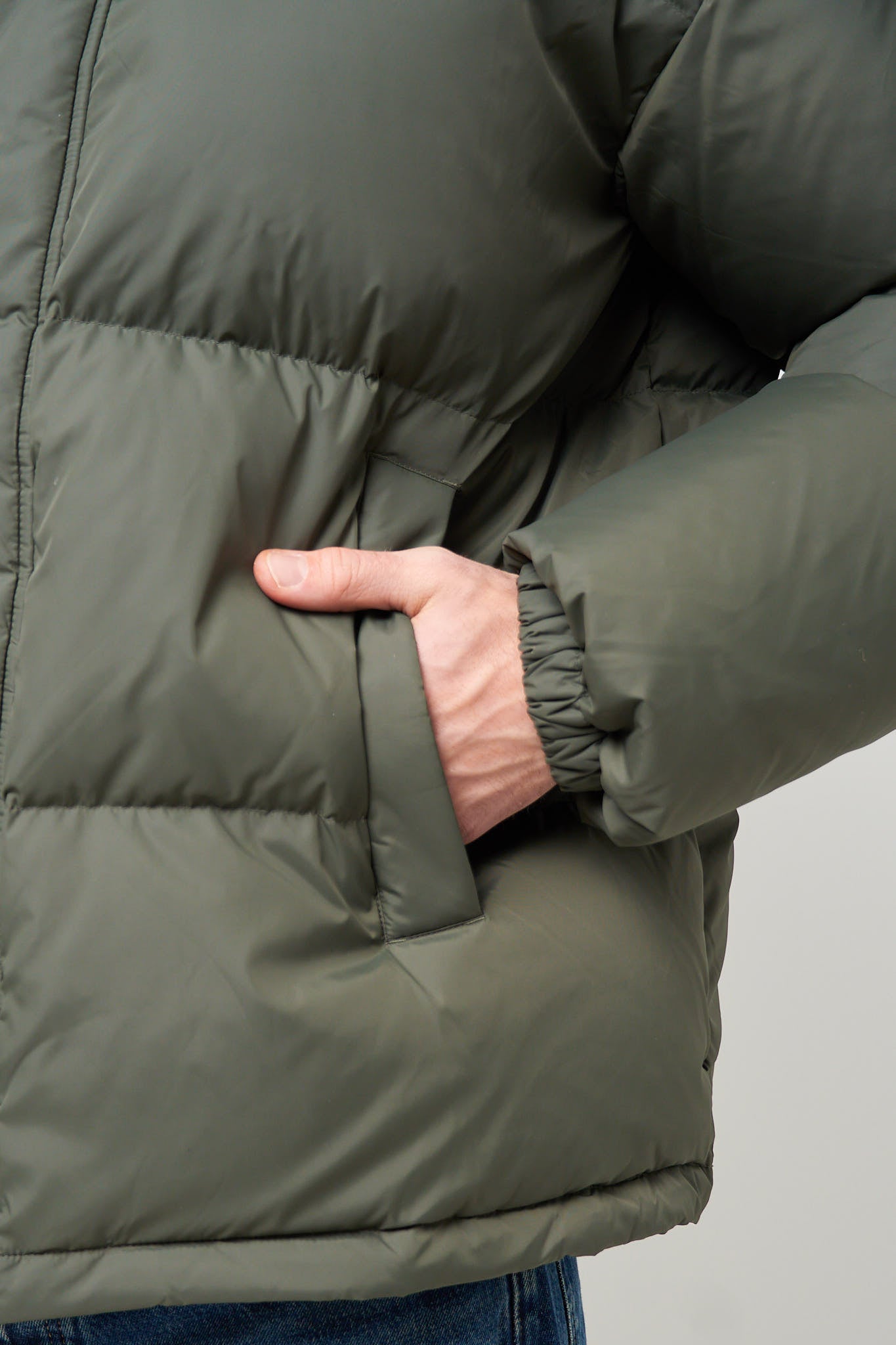 Dyngja Down Jacket Glacial Clay