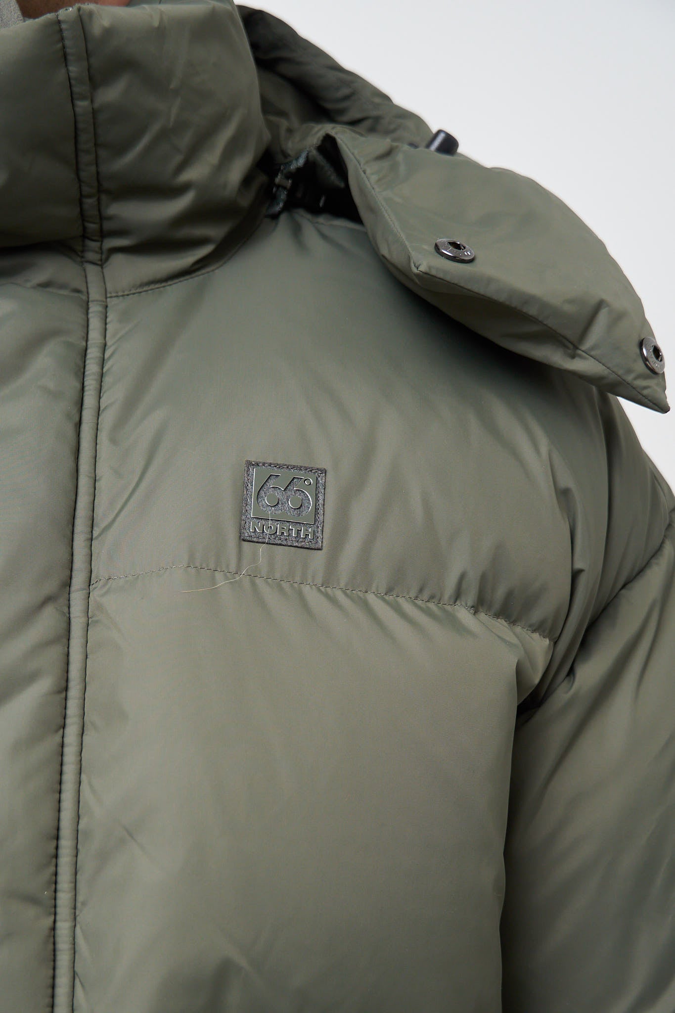 Dyngja Down Jacket Glacial Clay