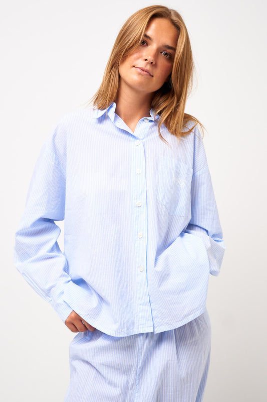 Eluabird Shirt Blue Stripes