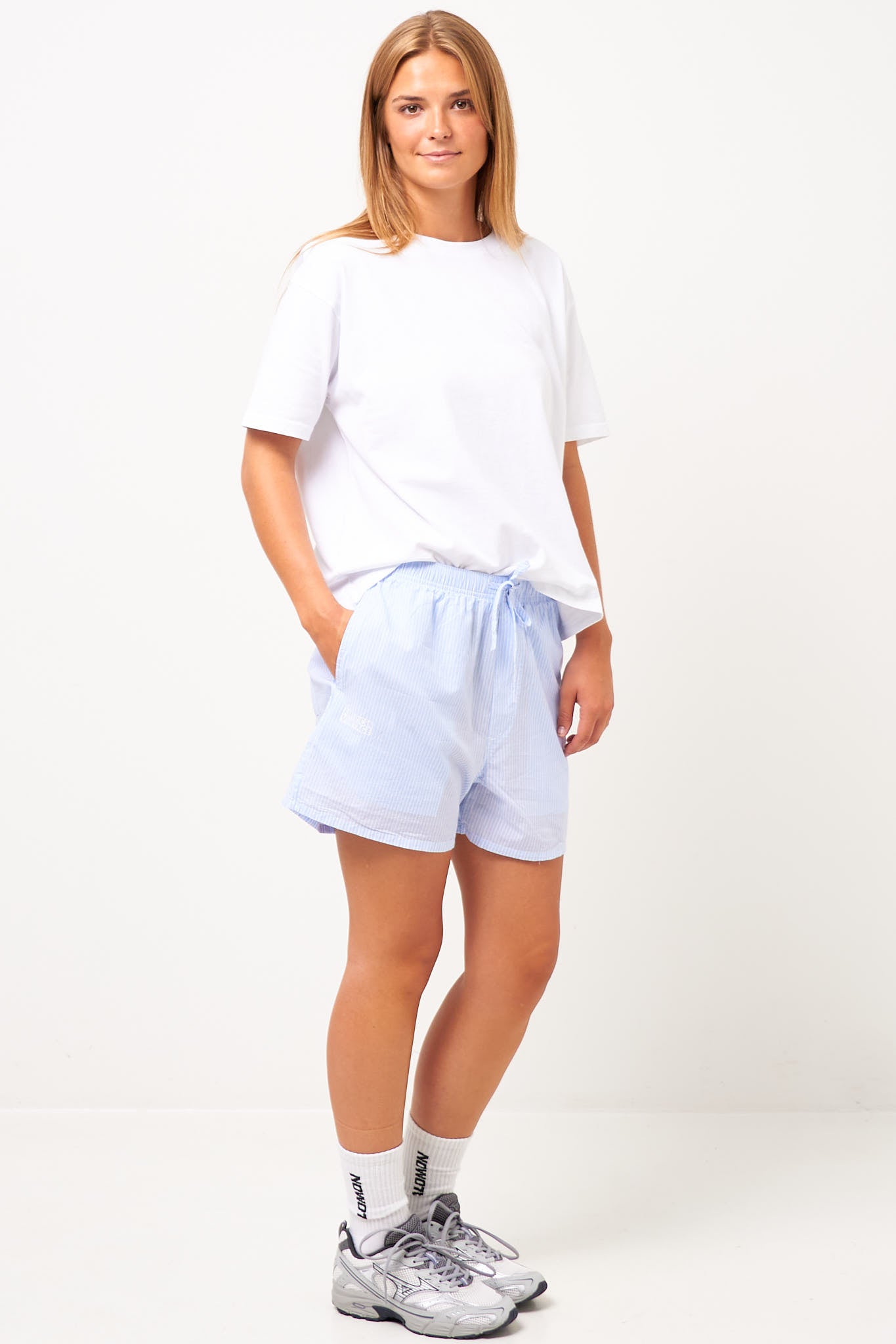 Eluabird Shorts Blue Stripe