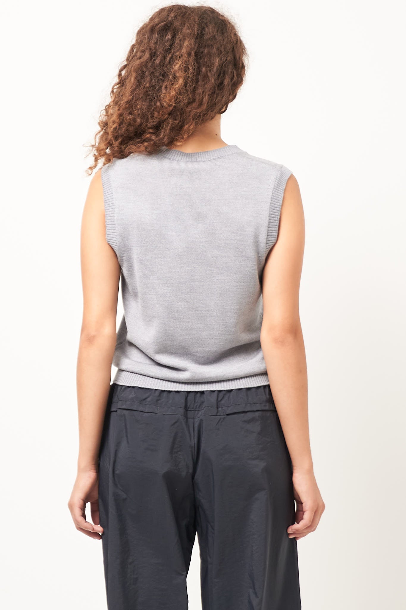 Ester Silk Vest City Grey