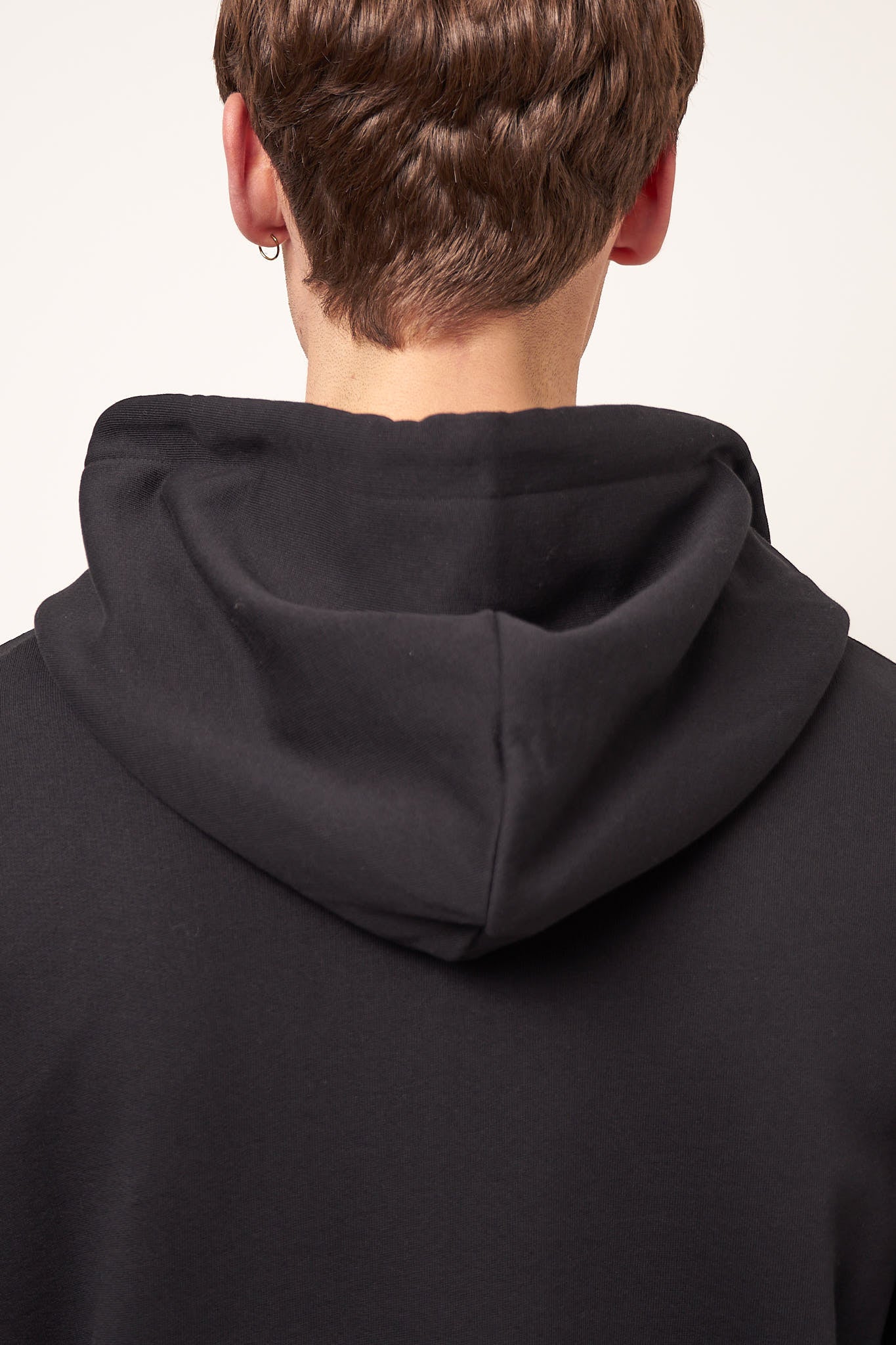 Face Hooded Sweatshirt Black