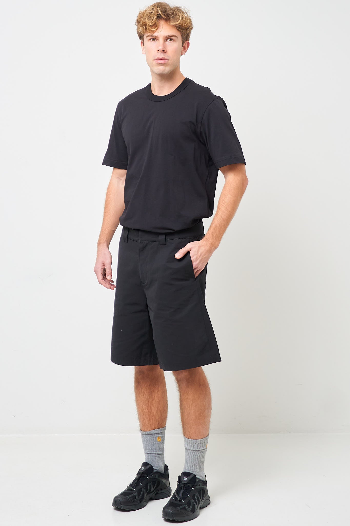Front Shorts Ottoman Black