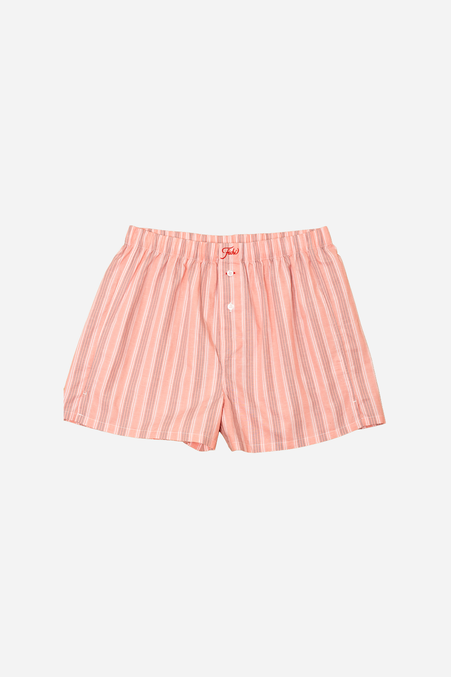 Grey & Peach Stripe Boxers