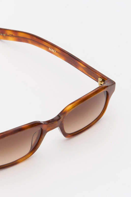 Hanky ​​Shimmery Horn/Brown Gradient Lens