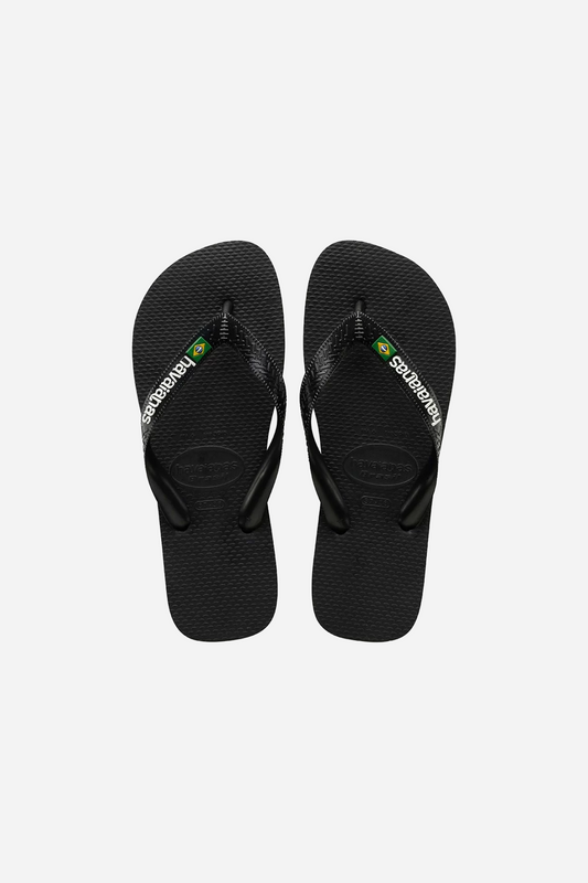 Havaianas Brasil Logo Black