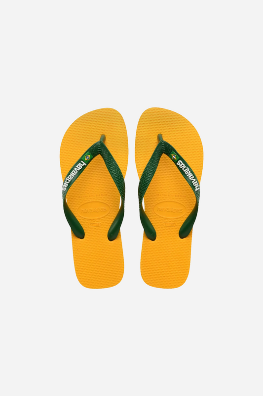 Havaianas Brasil Logo Yellow/Green