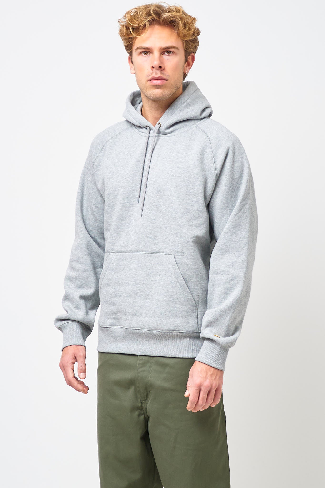 Hooded Chase Sweat Gray Heather/Gold