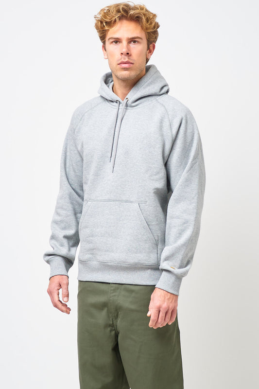 Hooded Chase Sweat Gray Heather/Gold