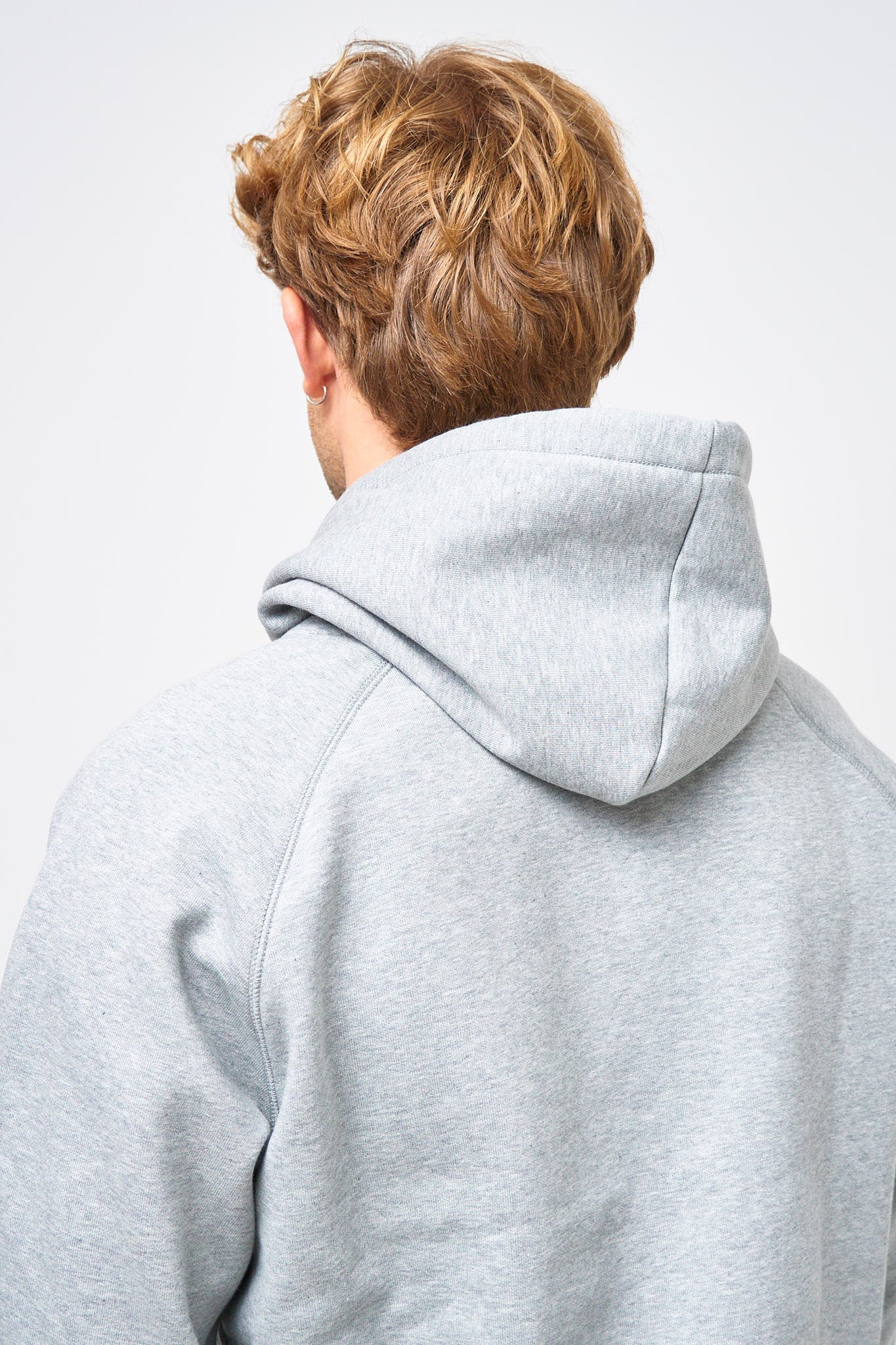 Hooded Chase Sweat Gray Heather/Gold