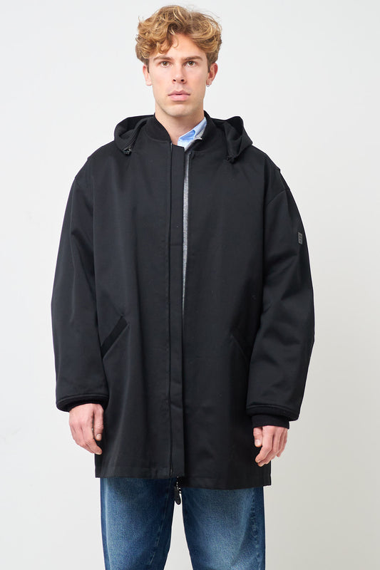 Hooded Coat Black