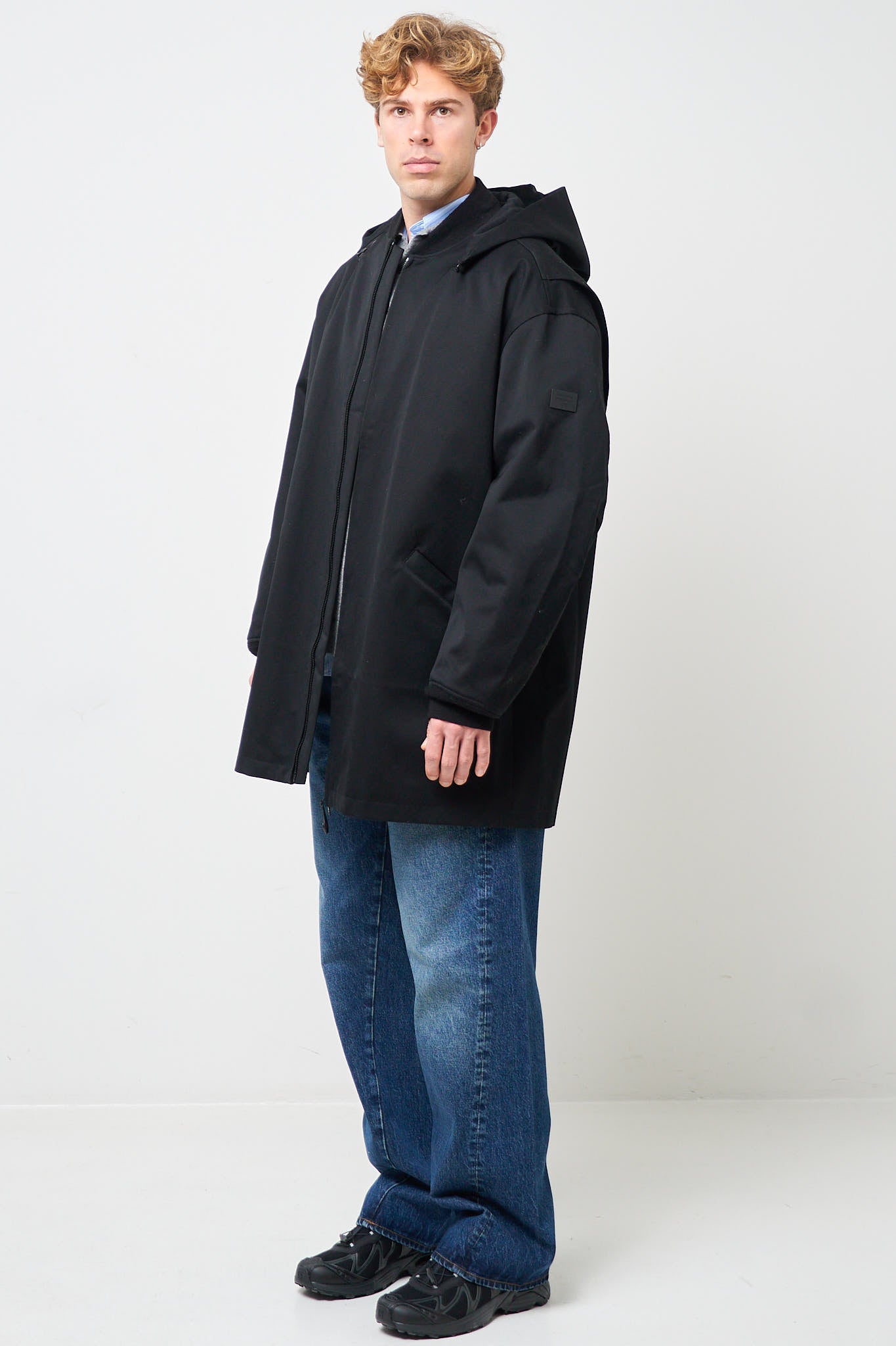 Hooded Coat Black