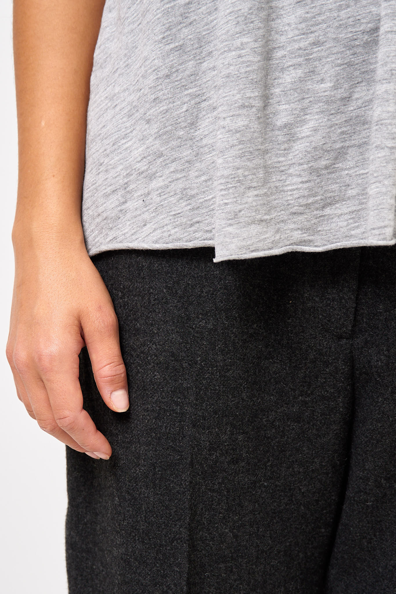 Jacksonville V-neck T-shirt Heather Grey