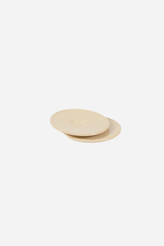 Kantine Saucer Beige 2 Pieces