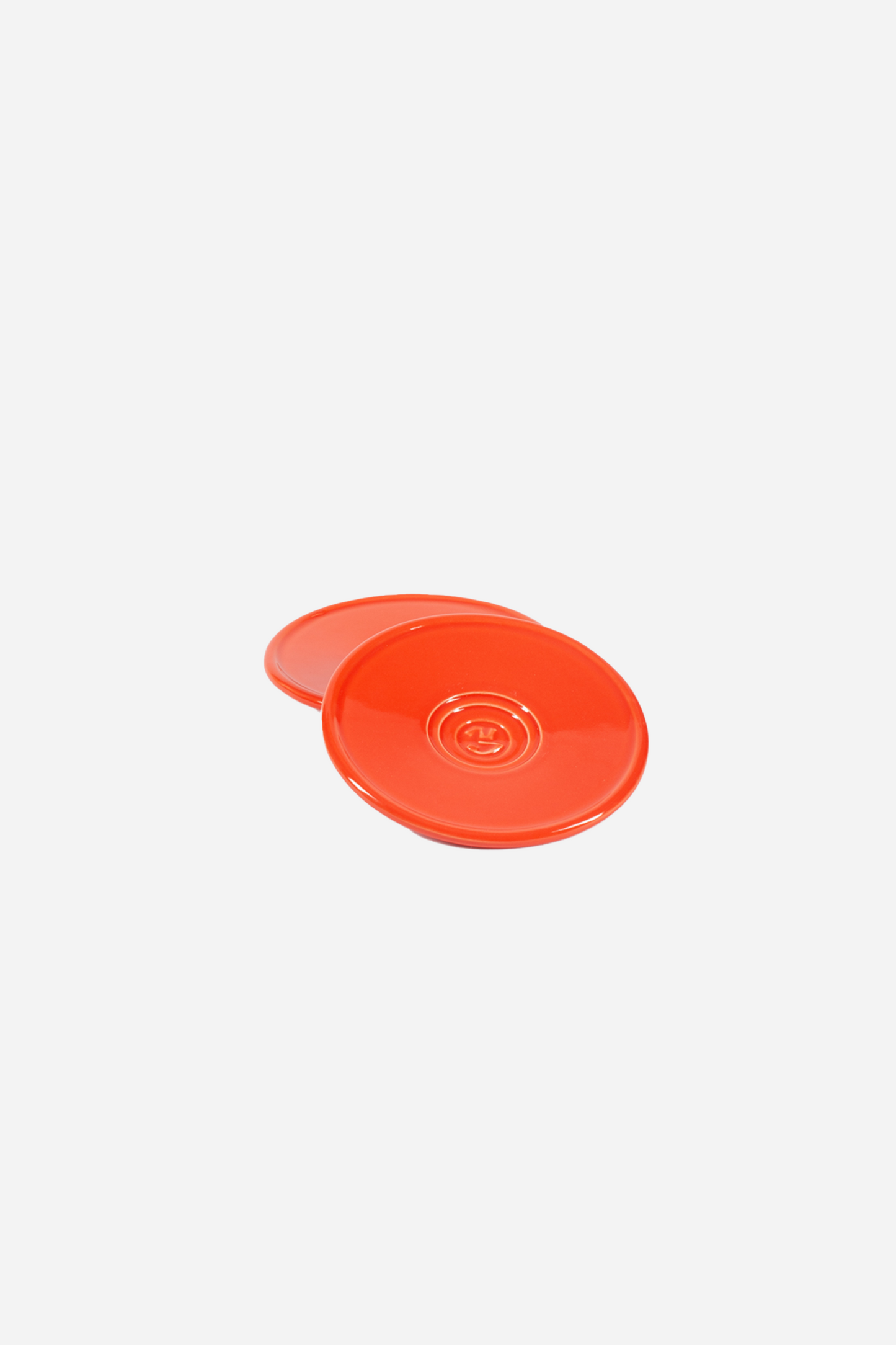 Kantine Saucer Freja Wewer Red 2 Pieces