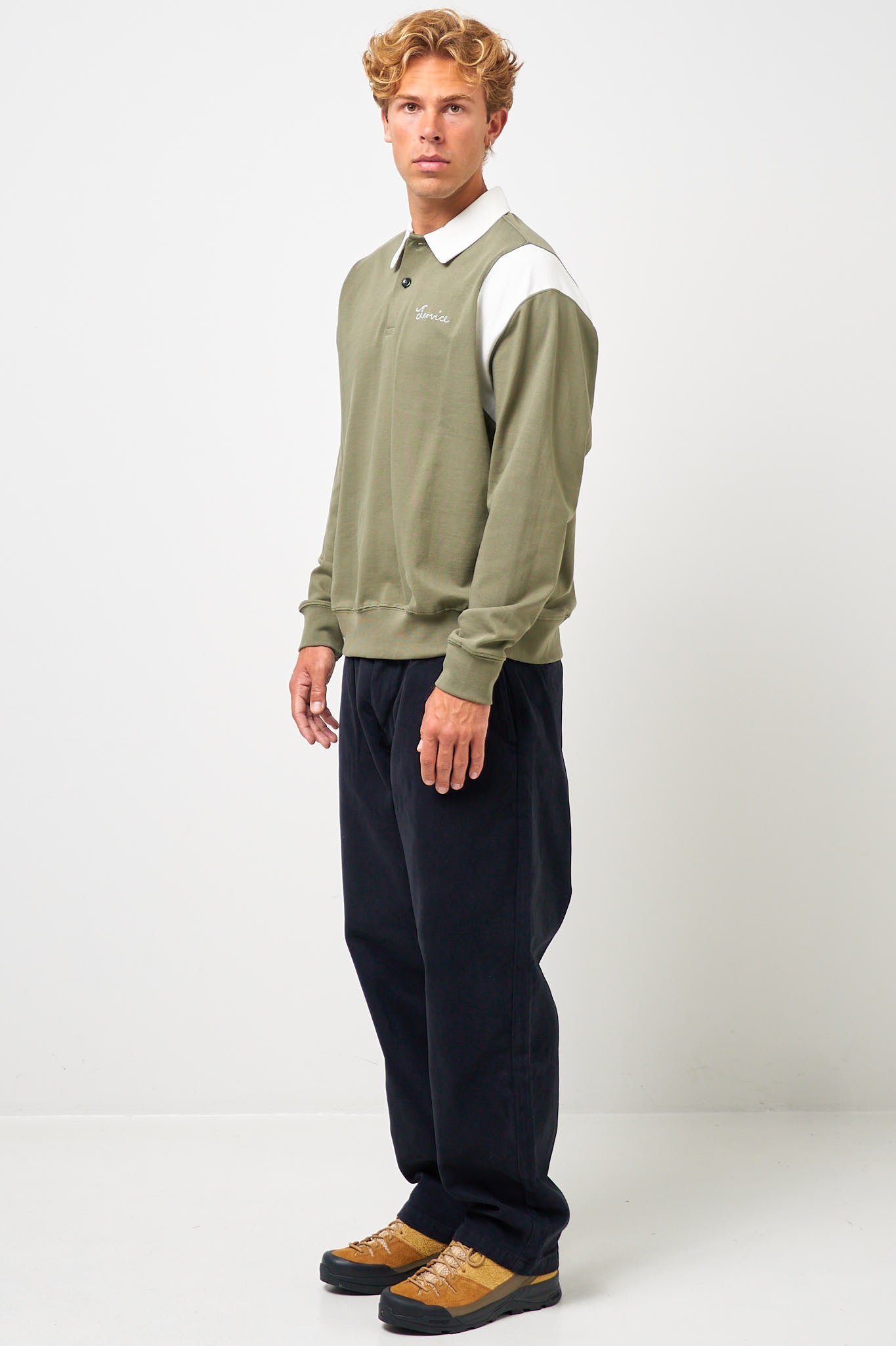 L/S Bistrot Polo Olive