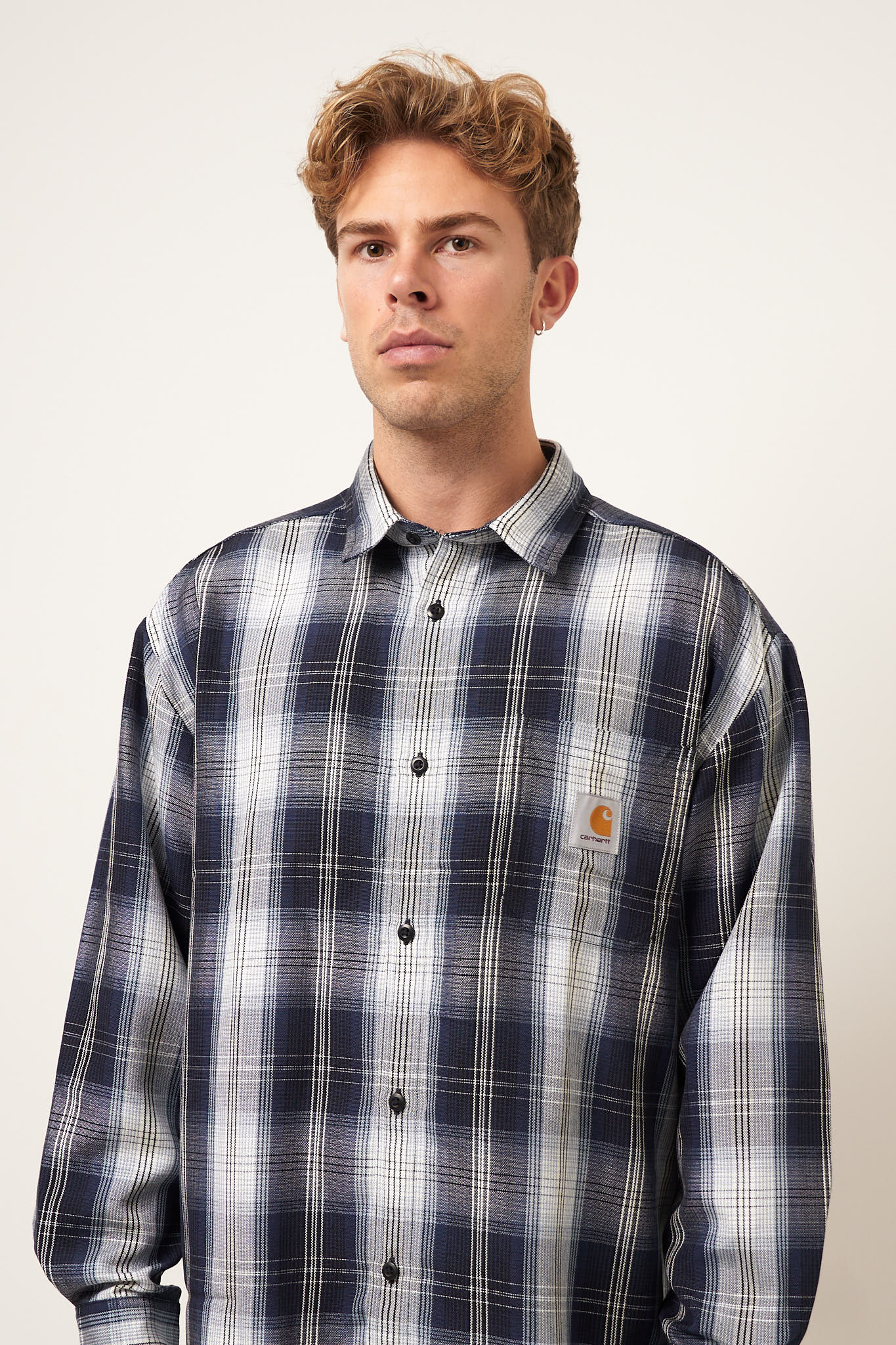 L/S Blanton Shirt Blanton Check/Mizar