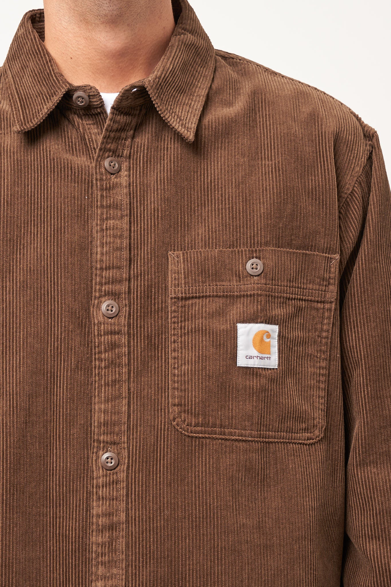 L/S Flint Shirt Chocolate Rinsed