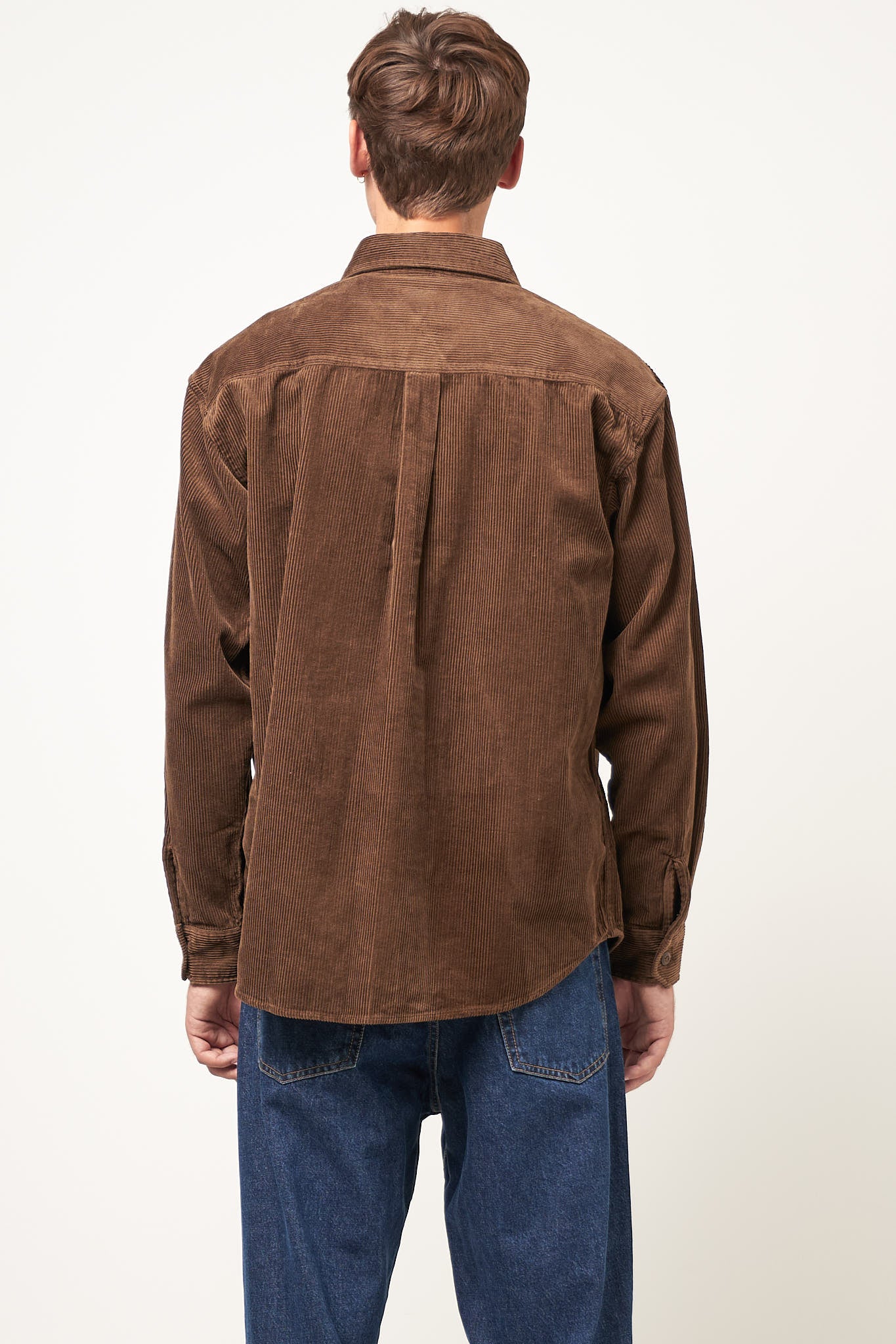 L/S Flint Shirt Chocolate Rinsed