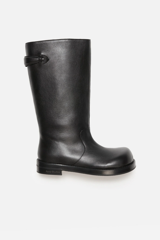 Leather Boots Black