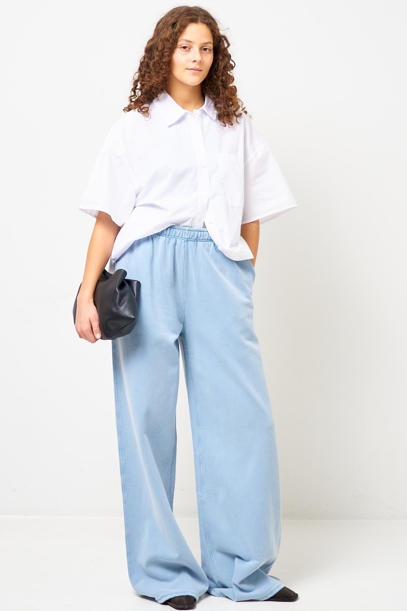 Logo Sweatpants Dirty Blue