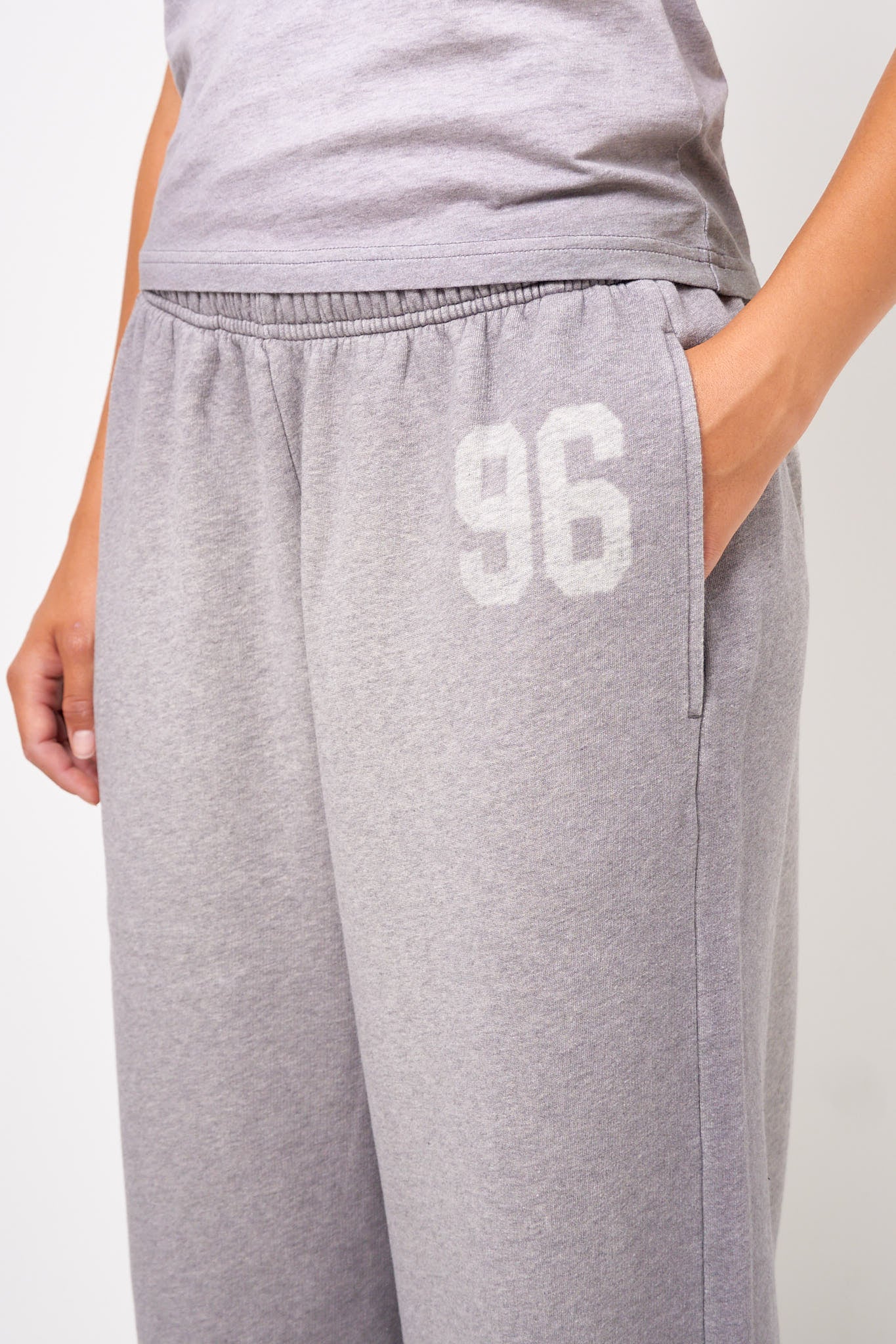 Logo Sweatpants Grey Melange