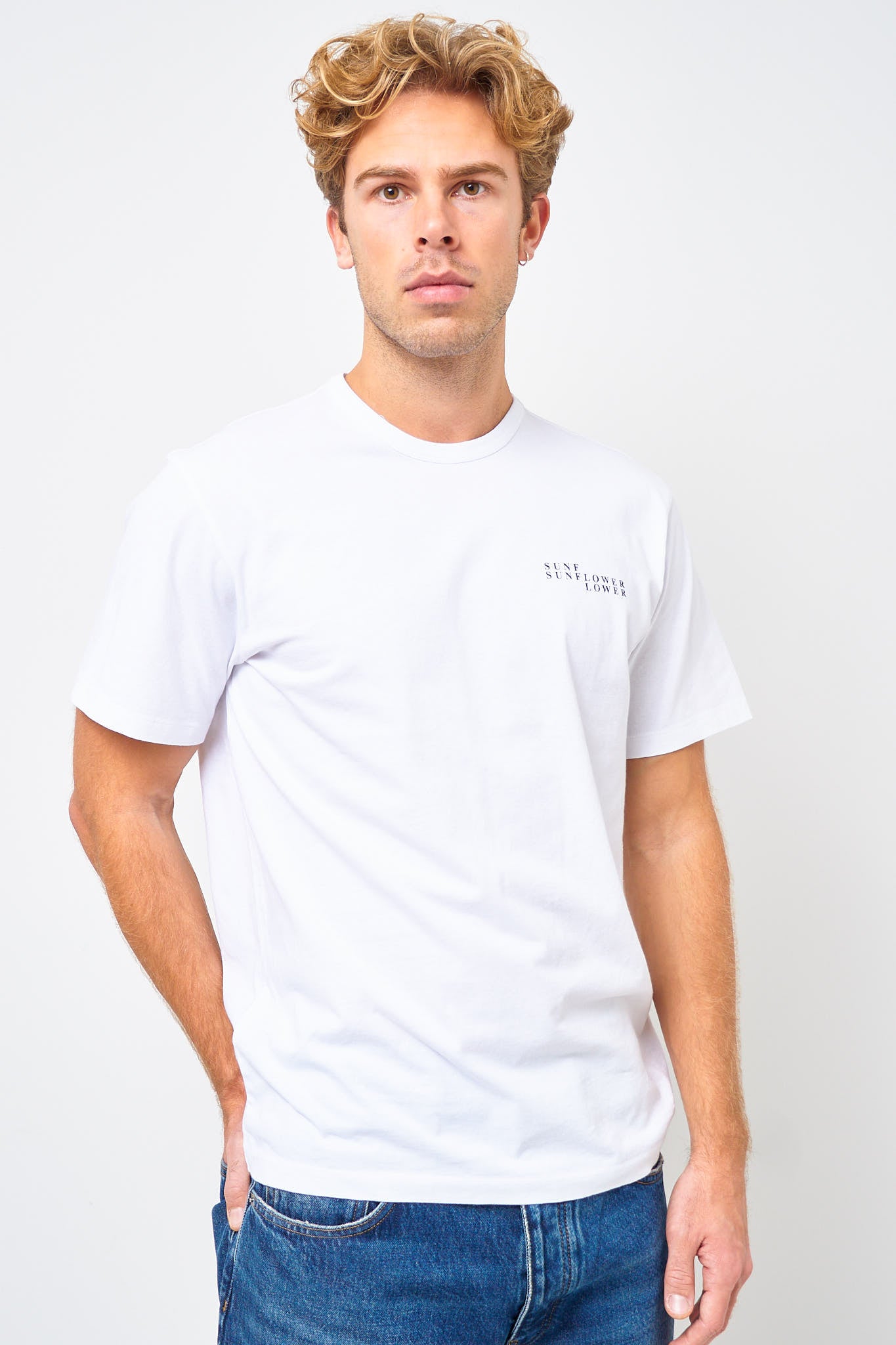 Logo Tee White