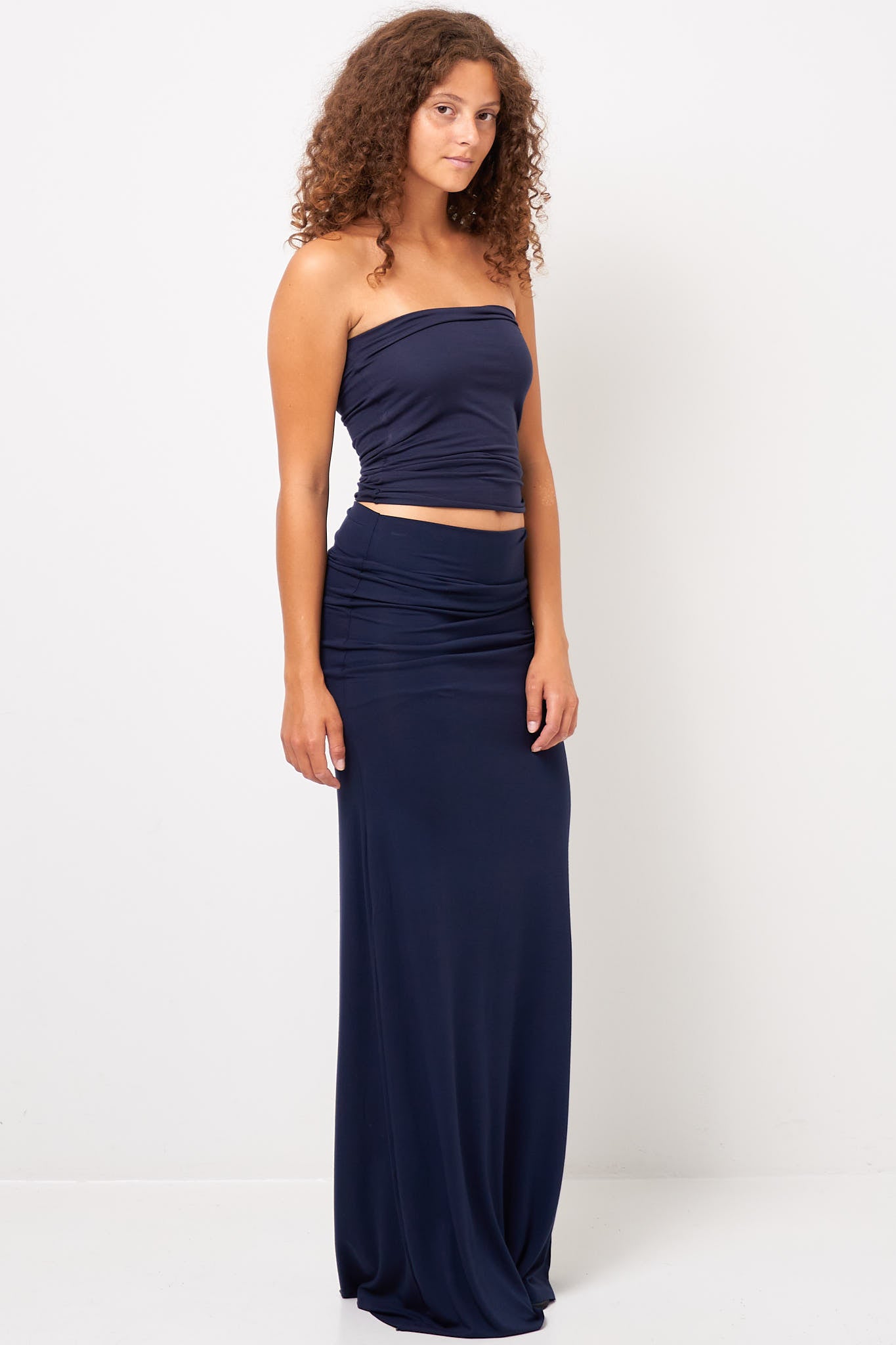Long Skirt Navy