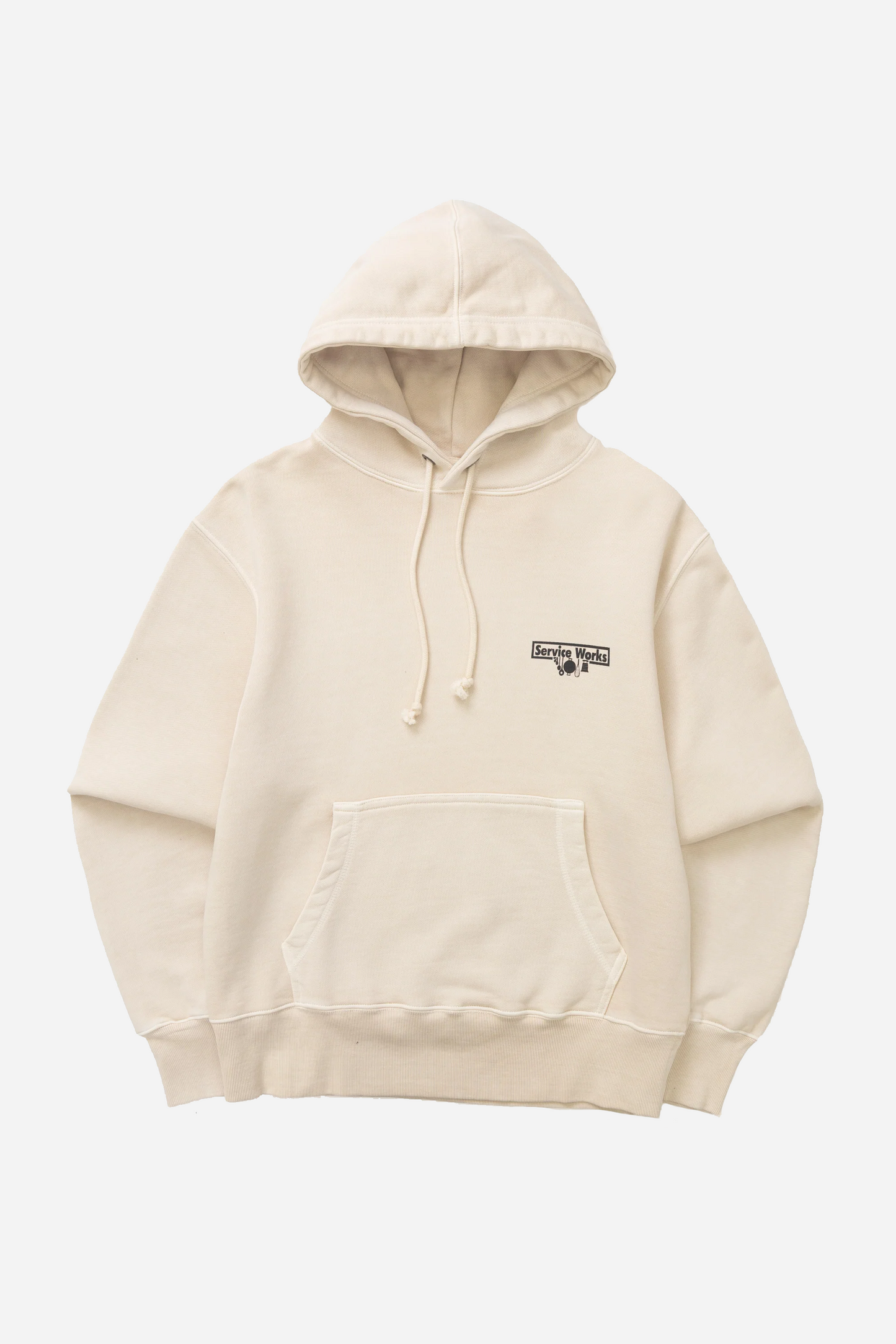 Loopback Hoodie Natural