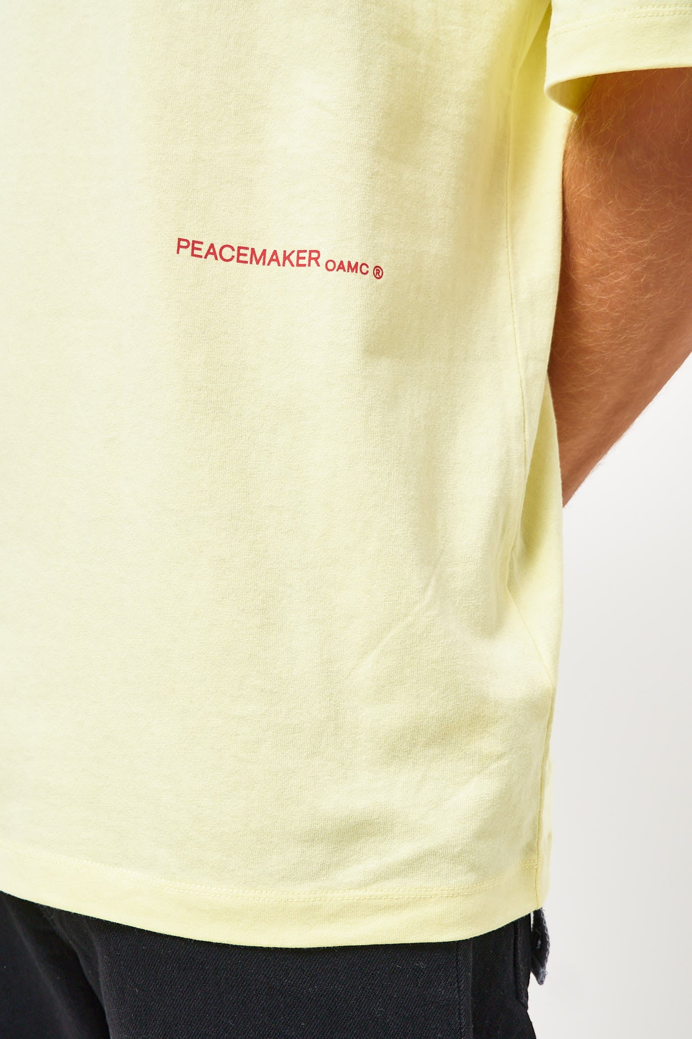 Loose Fit T-Shirt Languages ​​Print Yellow